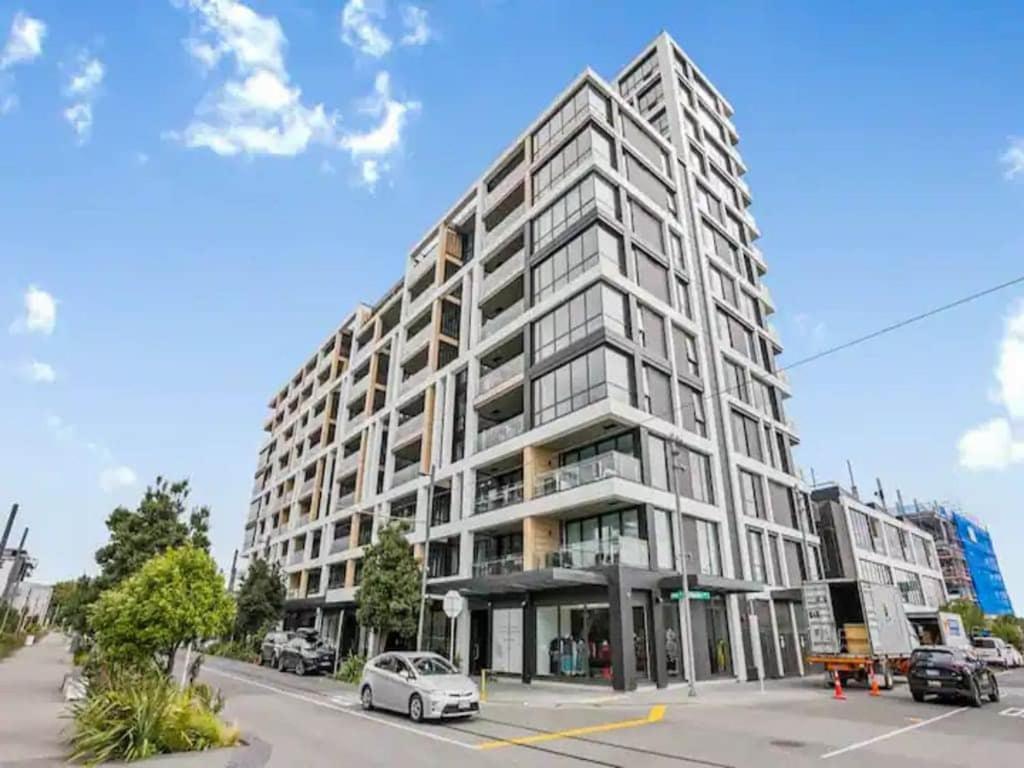 Sleek Modern Studio With Balcony Auckland Eksteriør bilde